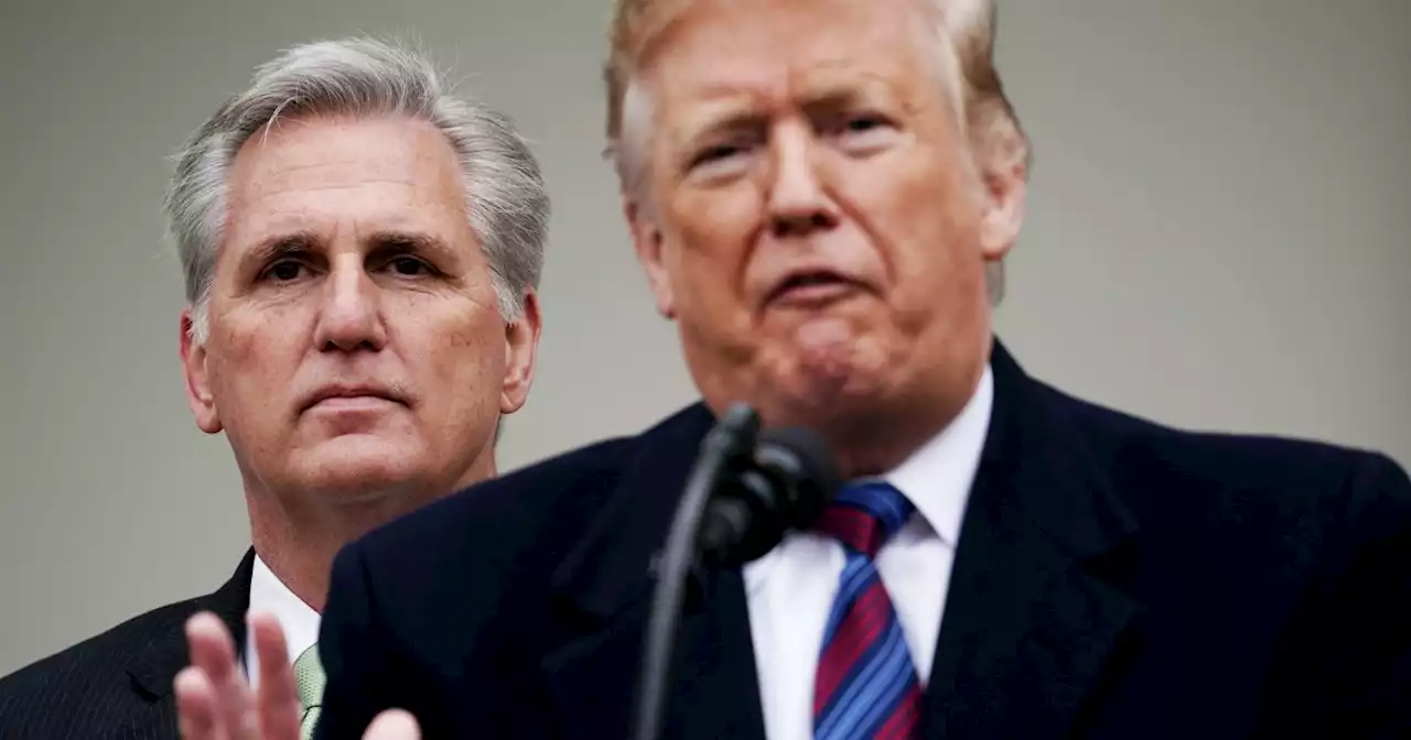 As McCarthy scrambles to support Trump, the speaker adds a caveat