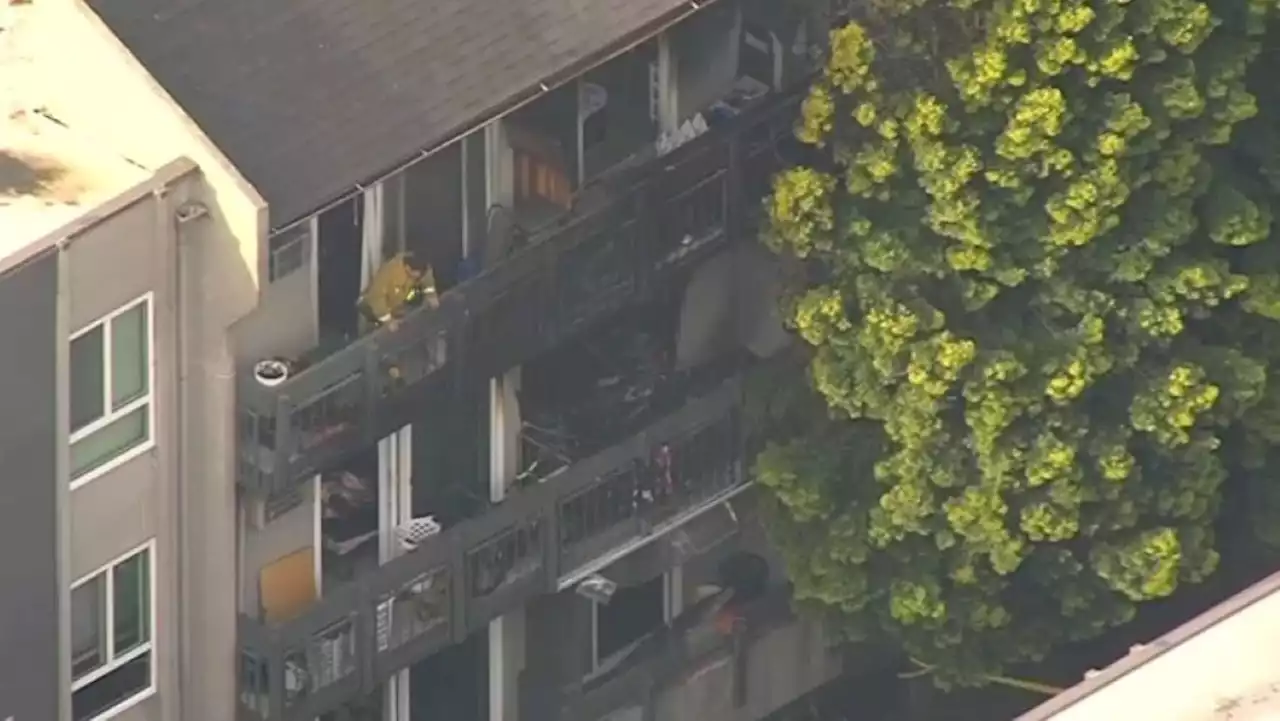 2 Hospitalized in Panorama City Apartment Fire