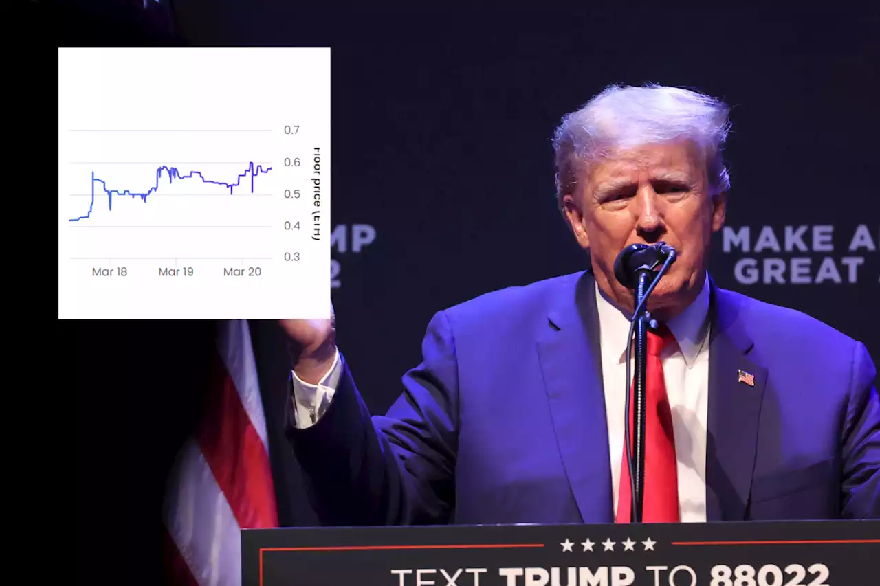 Donald Trump's NFT prices soar as indictment looms