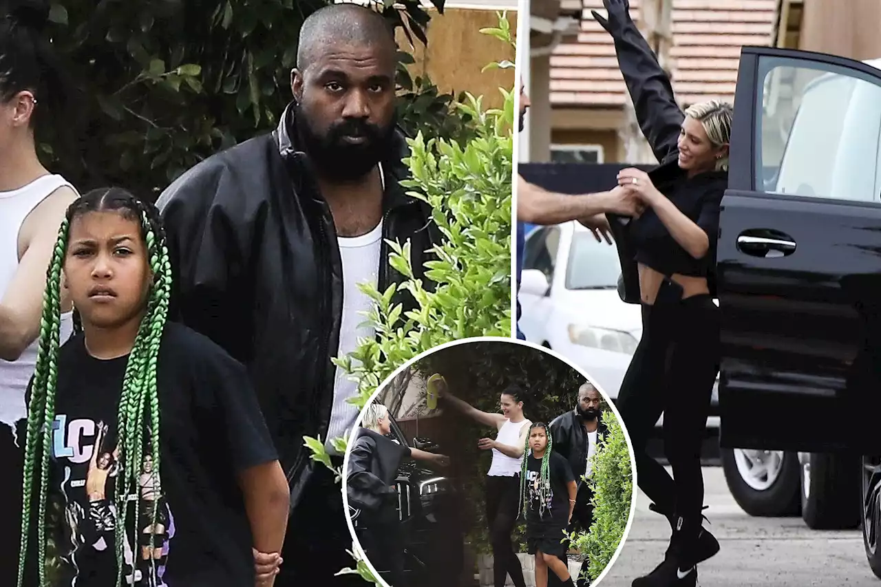 Kanye West and ‘wife’ Bianca Censori take his daughter North to church