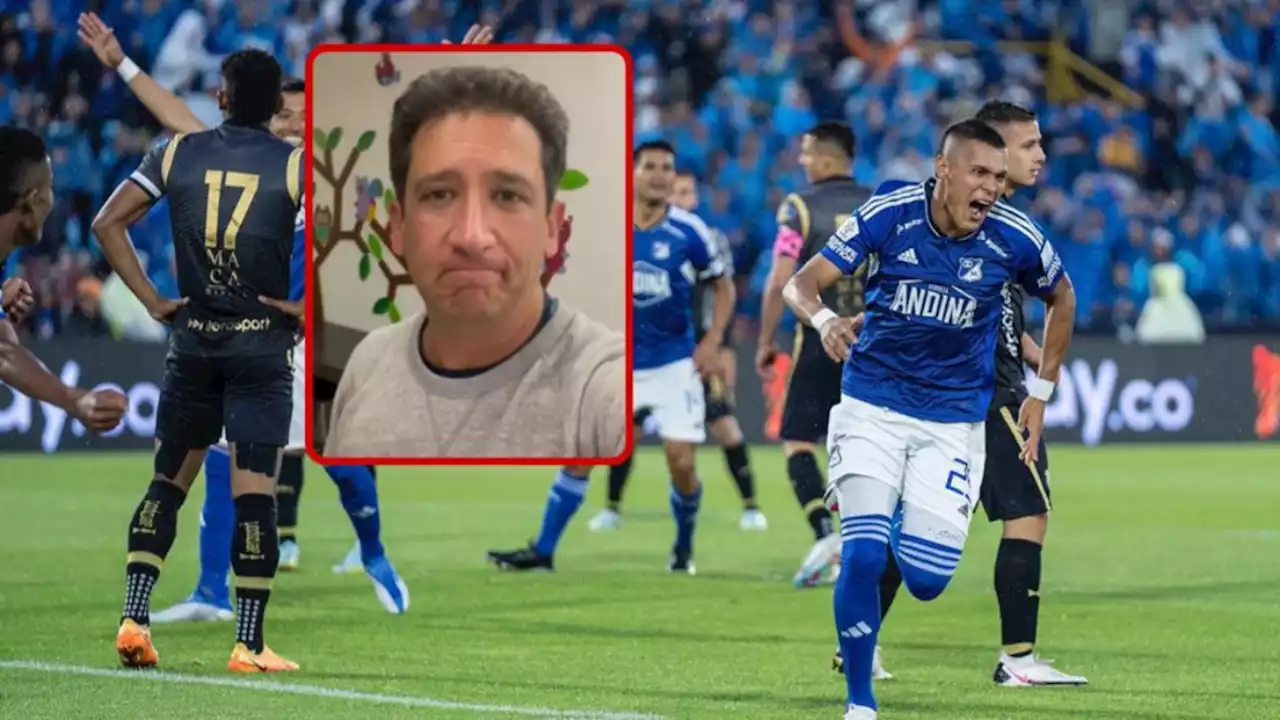 “No entendí”: Antonio Casale, decepcionado por empate “casi imposible” de Millonarios - Pulzo