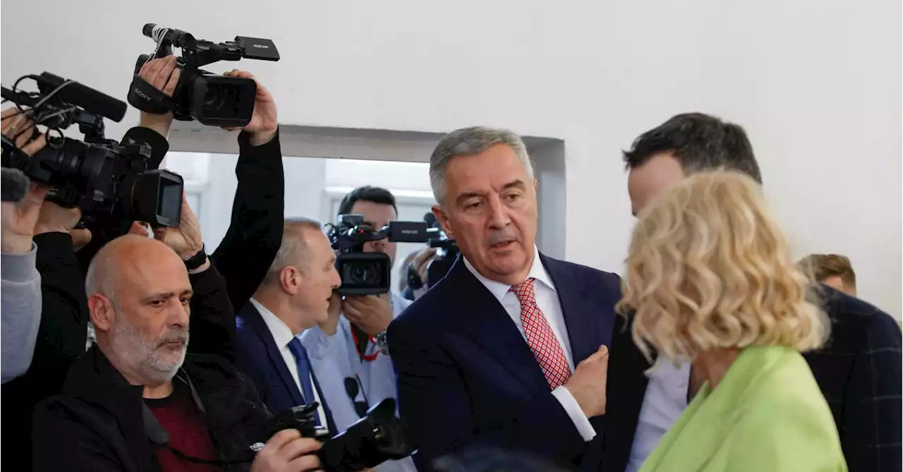 Montenegro President Milo Djukanovic headed for run-off election