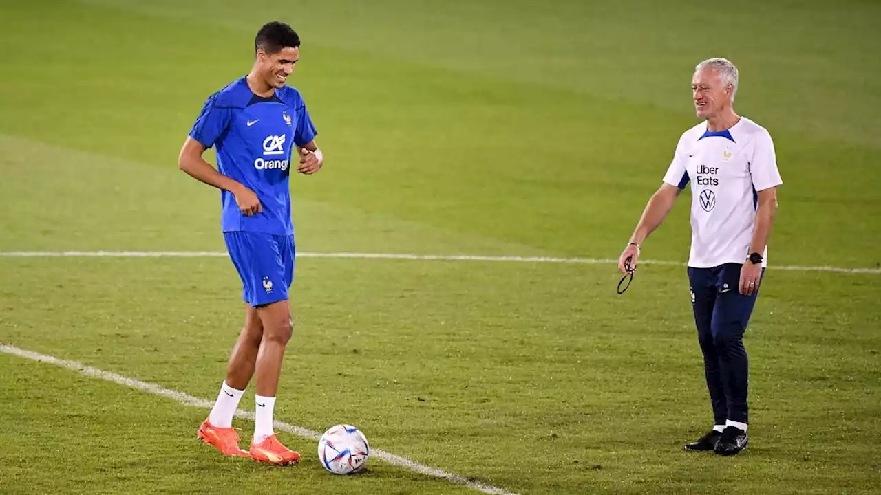 Equipe de France: Deschamps regrette la décision de Varane mais 'personne n'est à sa place'