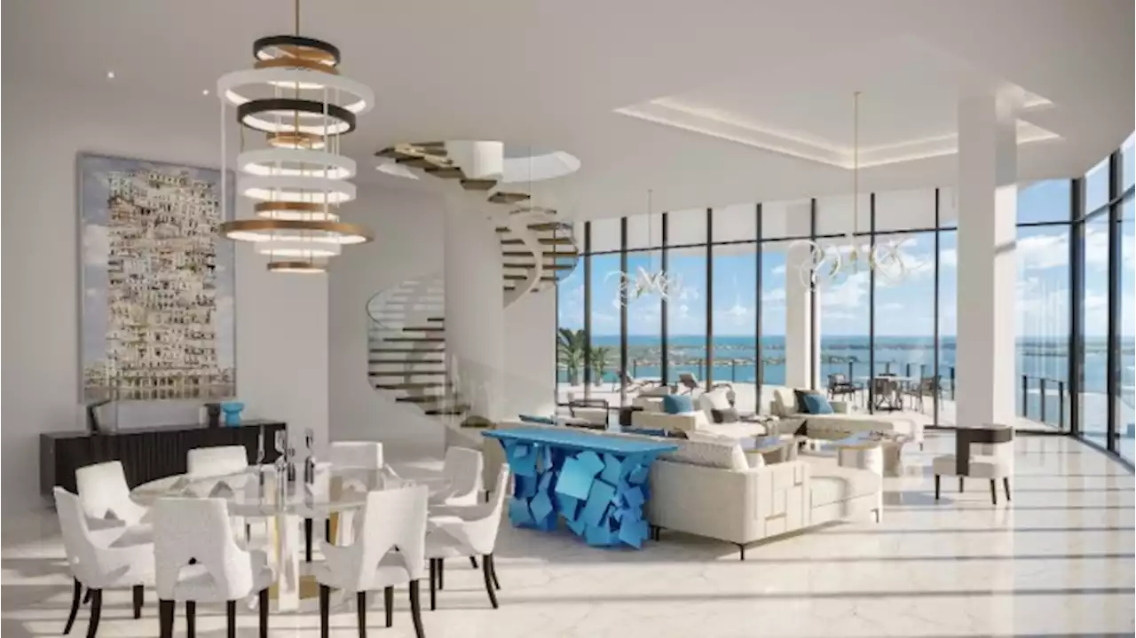 This Two-Story Penthouse in Palm Beach Comes With a Rooftop Pool and Panoramic Views