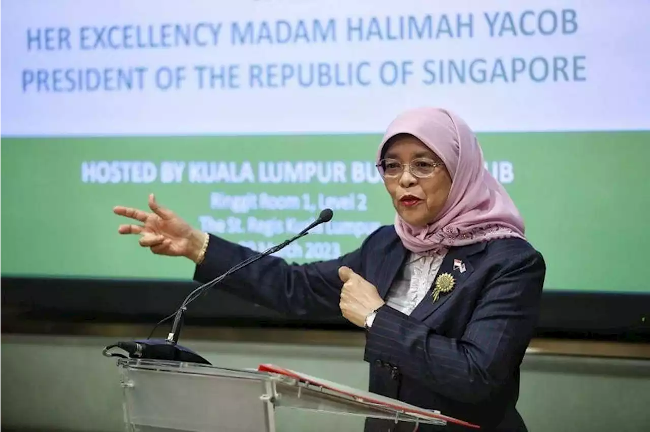 President Halimah calls for continued close economic partnerships between Singapore and Malaysia