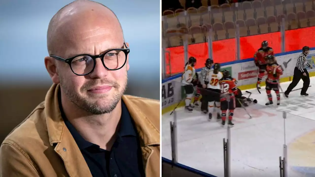 Ishockey: SDHL:s sportchef Oscar Alsenfelt om ambulanskritiken