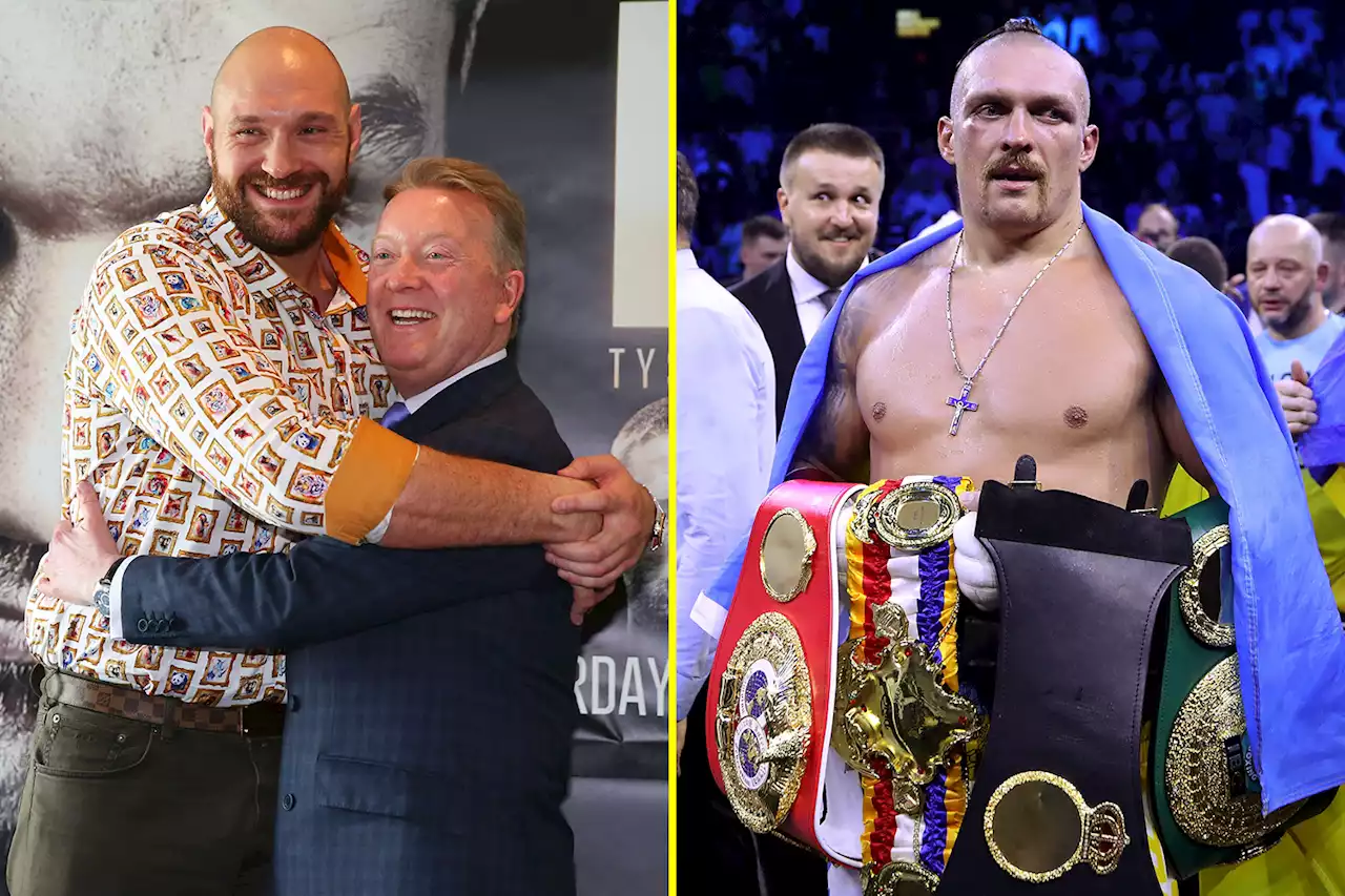 Fans believe Tyson Fury vs Oleksandr Usyk could finally be signed after Frank Warren tweet