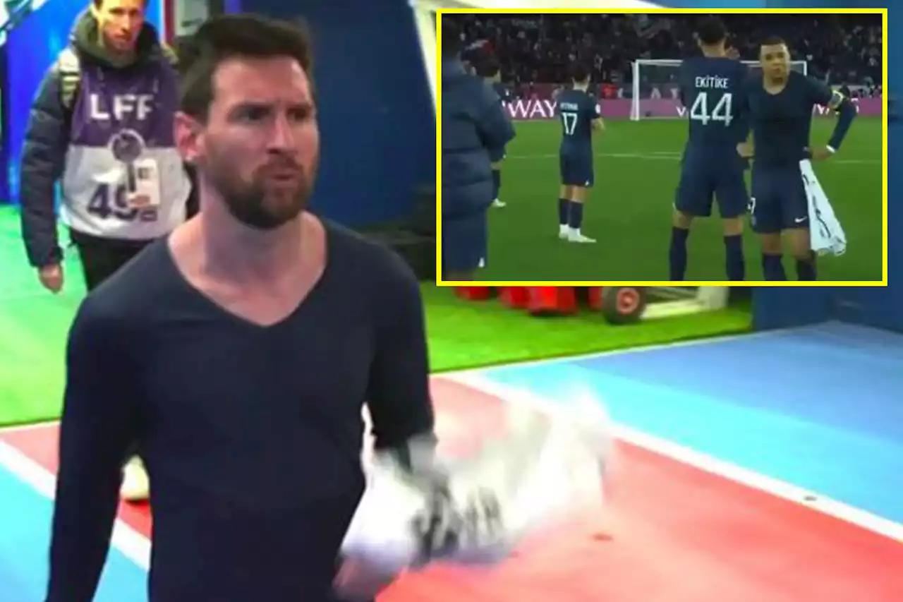 Messi abandons teammates to storm down tunnel after PSG lose as fans boo star