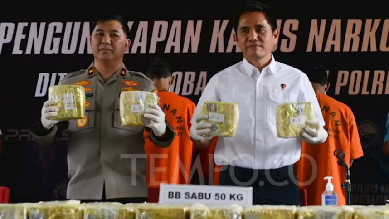 Bareskrim Polri Bongkar Sindikat Penyelundupan 50 Kg Sabu dalam Kemasan Teh Cina dari Malaysia