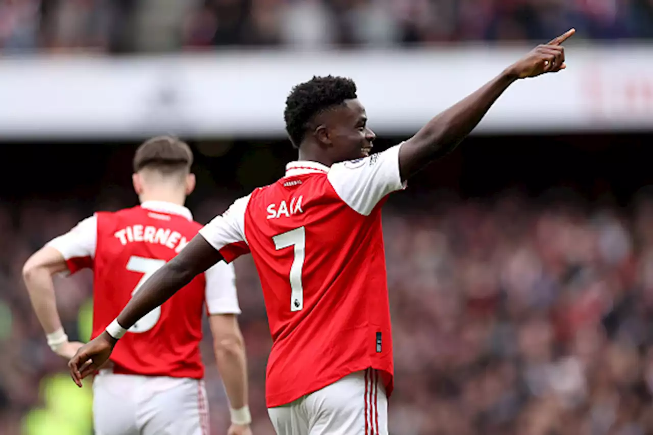 Bukayo Saka driving Gunners to title glory