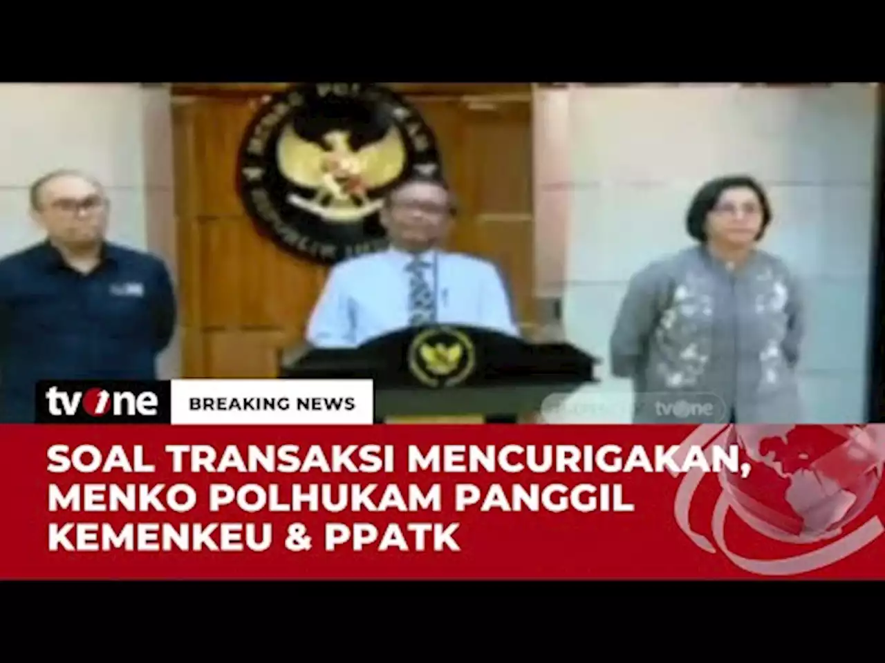 Mahfud MD: Transaksi Mencurigakan Lebih dari Rp300 Triliun - tvOne