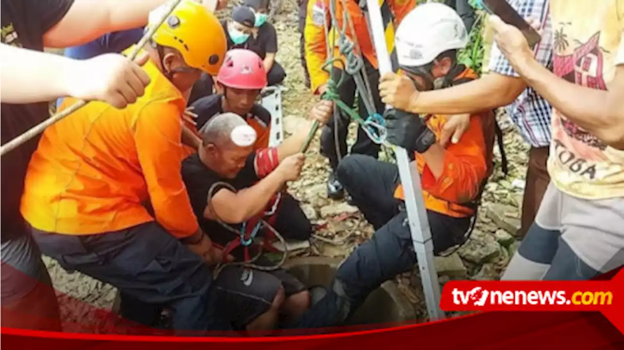 Warga Semarang Tercebur Sumur saat Potong Ranting, Tim SAR Bisa Evakuasi Korban dengan Selamat