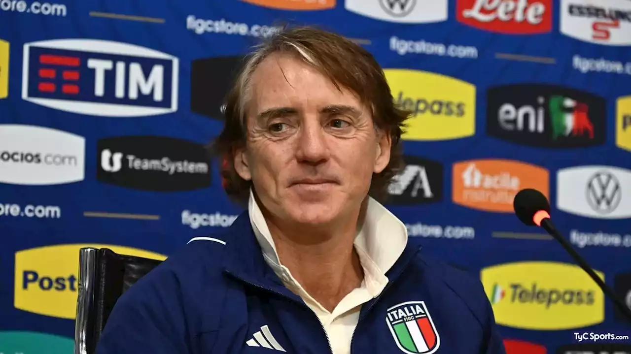 Roberto Mancini habló del posible debut de Mateo Retegui en la Selección de Italia - TyC Sports