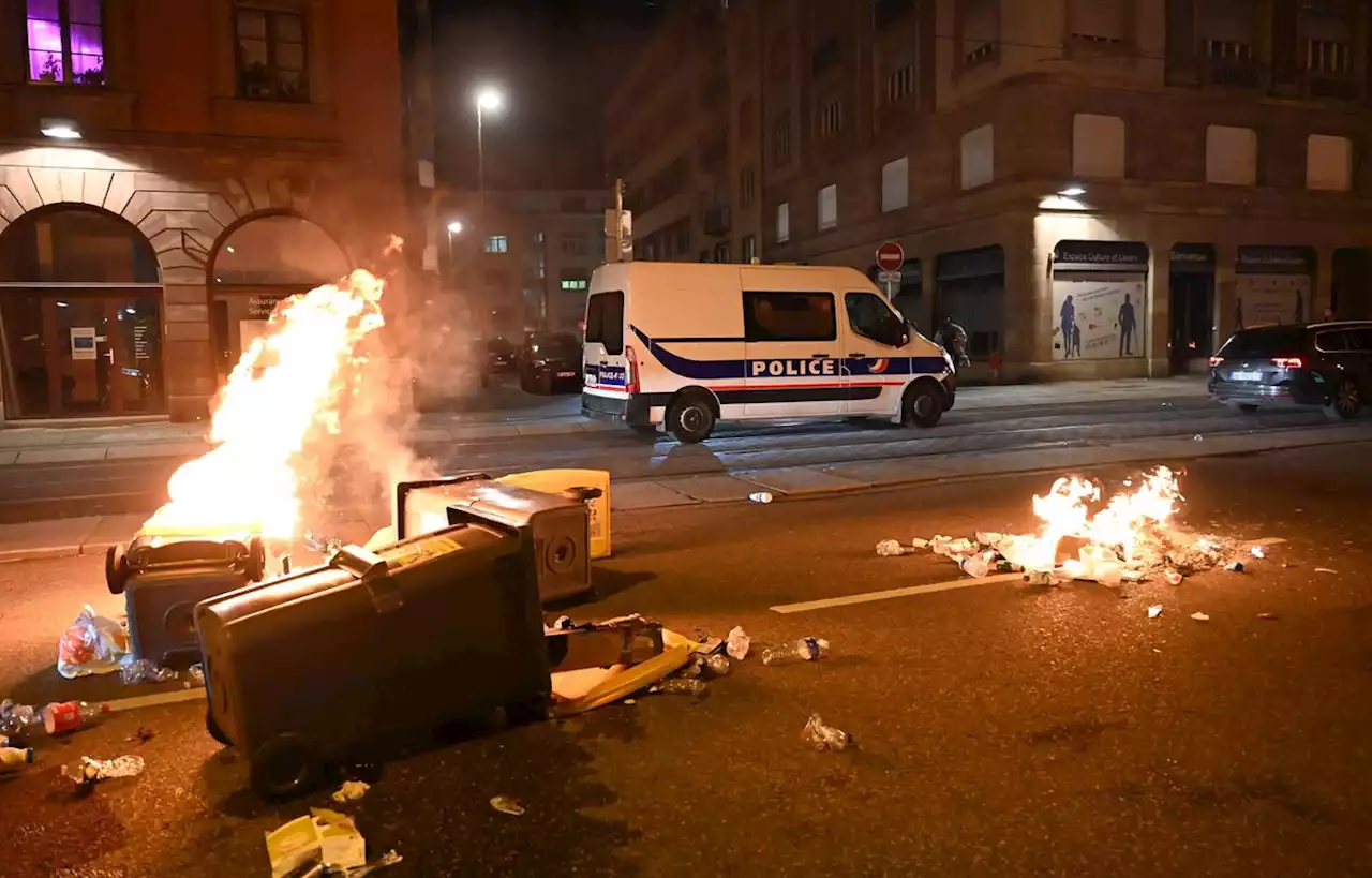 Dégradations à Strasbourg en marge d’une manifestation sur les retraites