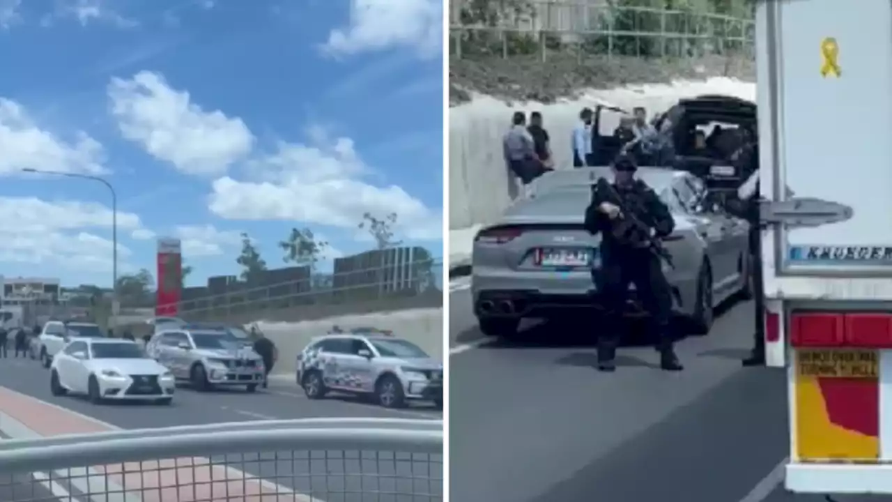 Police incident unfolds on the Gold Coast after reports of shots fired