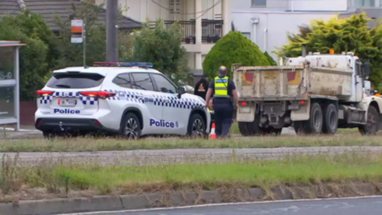 Pedestrian left with life-threatening injuries after being hit by truck