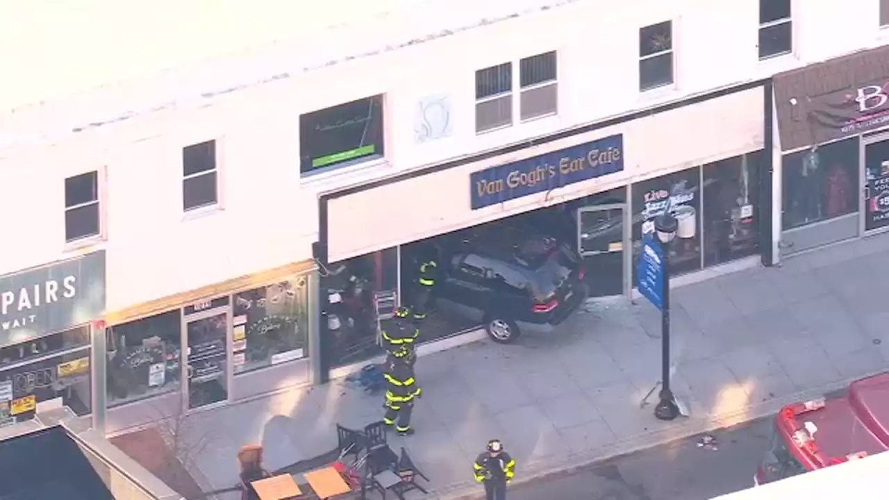 Investigation underway after SUV slams into New Jersey café