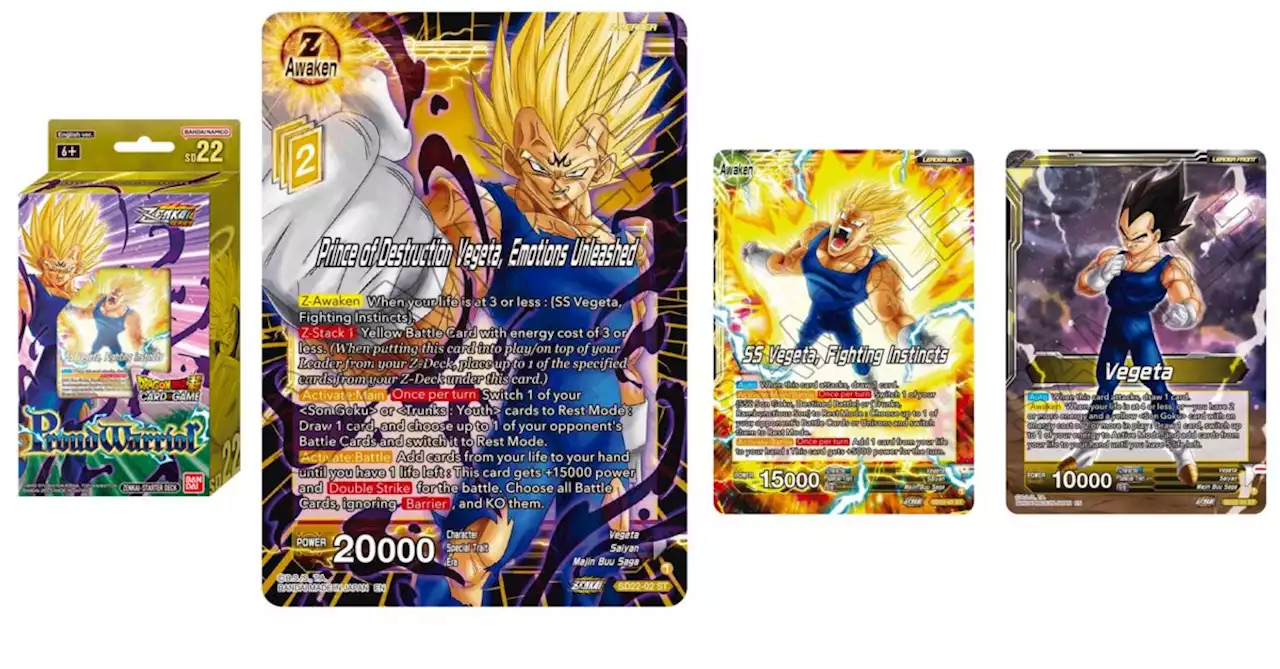 Dragon Ball Super Previews Power Absorbed: Deck Majin Vegeta