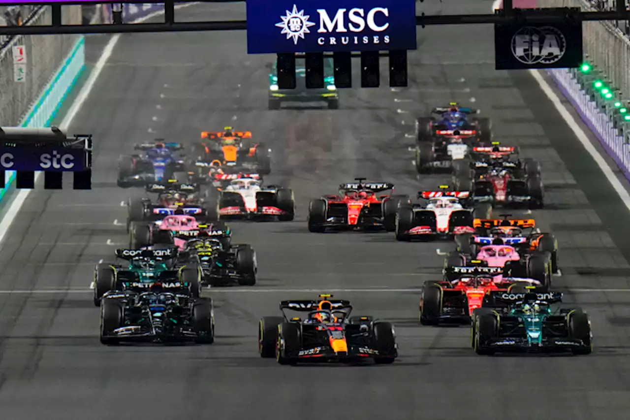 Perez holds off Verstappen's charge to win Saudi Arabian GP | The Associated Press