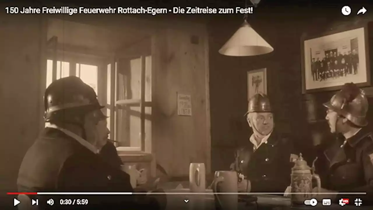 Clip mit viel Humor zu 150 Jahren Feuerwehr Rottach-Egern