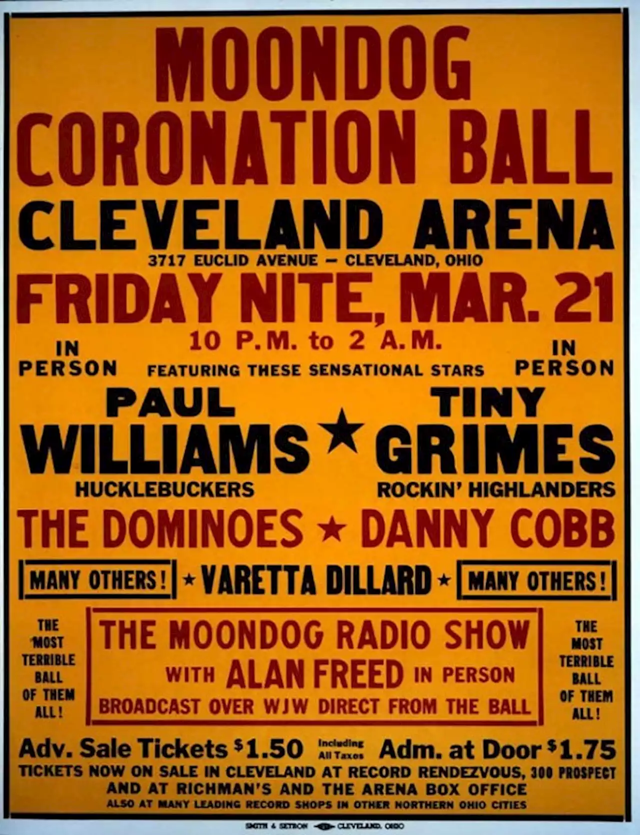 The Story Behind the Only Existing Ticket from the Moondog Coronation Ball