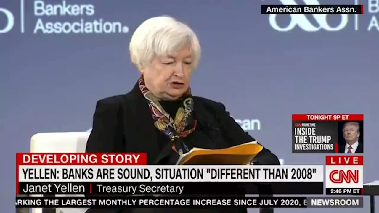 Janet Yellen on bank failures: ‘This is different from 2008’