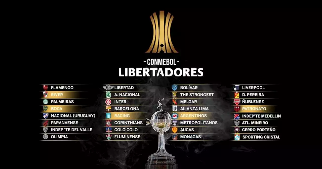 Oficial: los bombos y las pautas para el sorteo de la Libertadores