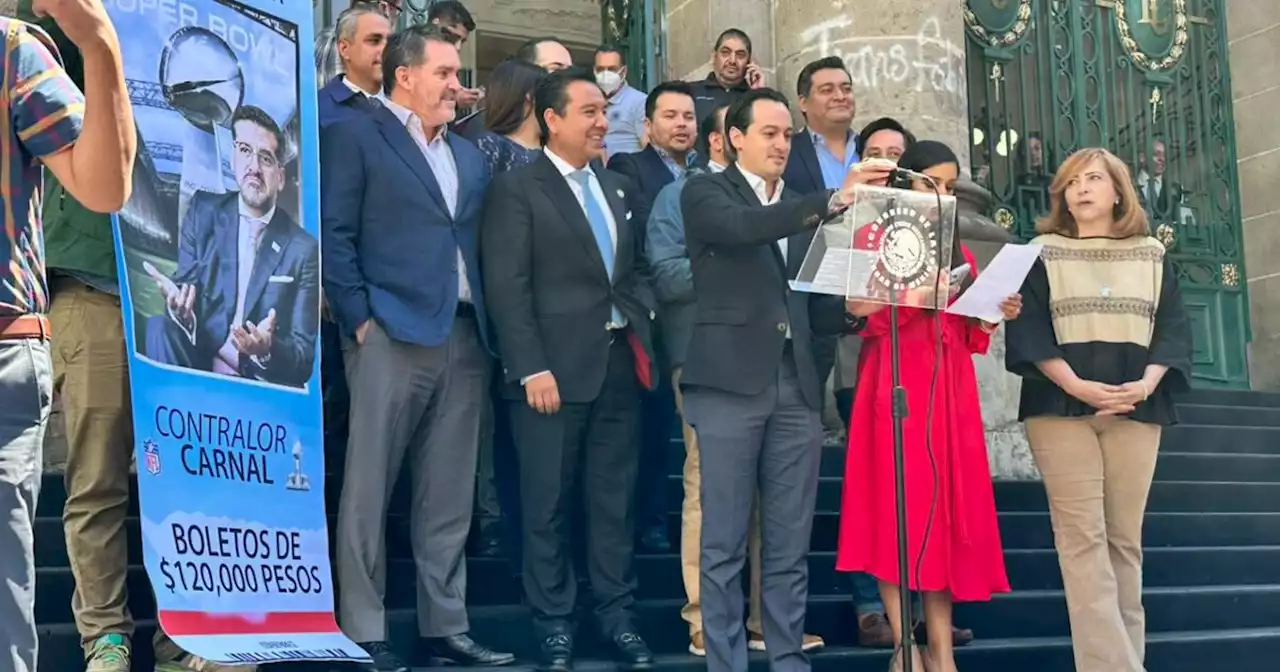 PAN pide juicio político contra el contralor de la CDMX por irregularidades