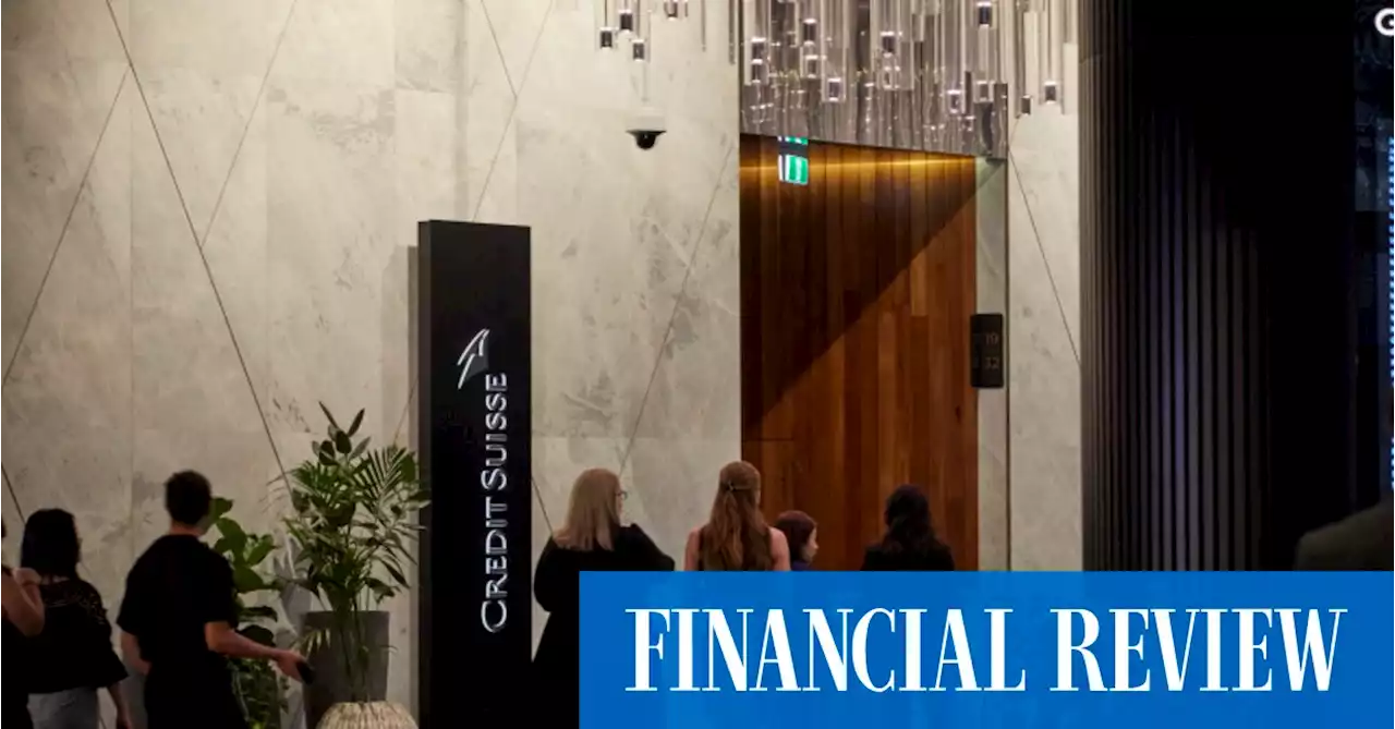 ‘Proud of what we achieved’: Credit Suisse’s Aus bosses front staff