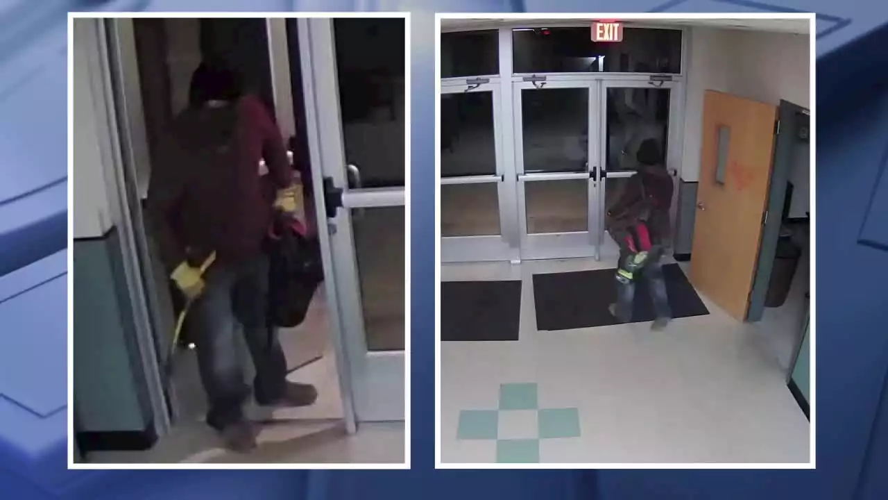 Watch: Thief breaks into Springtown Elementary to steal from vending machine