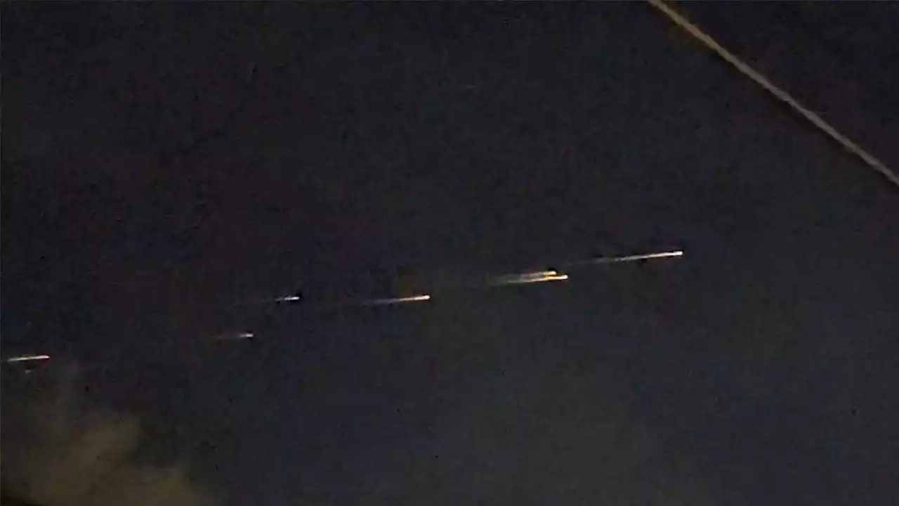 Mysterious streaks of light seen in California sky explained