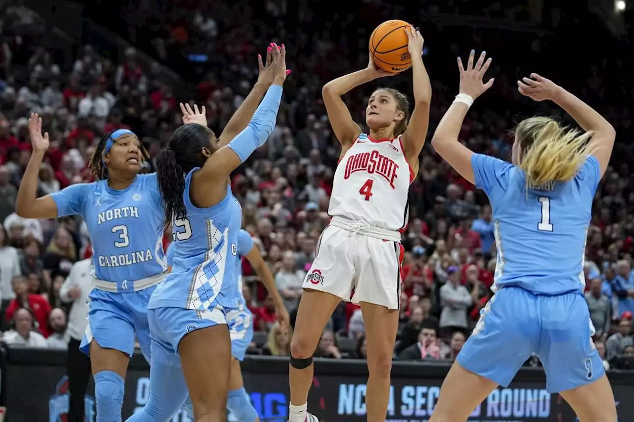 No. 3 Ohio State beats No. 6 UNC 71-69, advances to Sweet 16