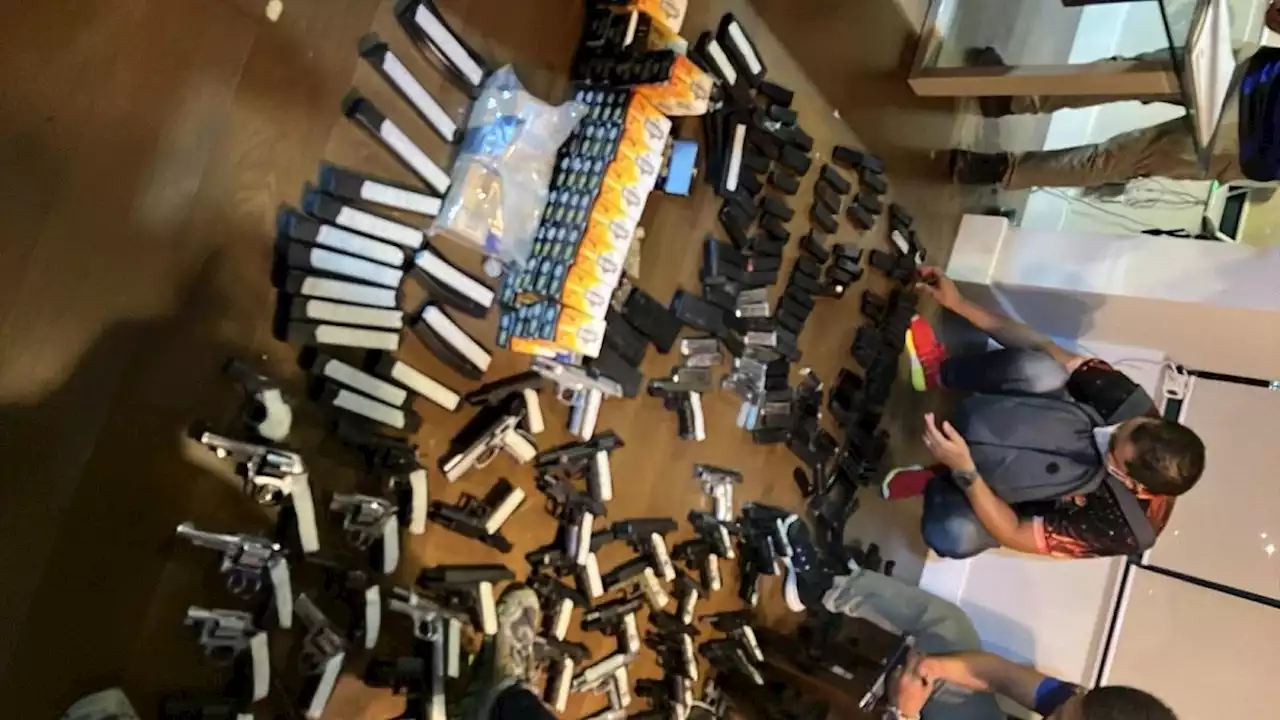 Authorities seize 84 firearms, hundreds of ammo in Makati