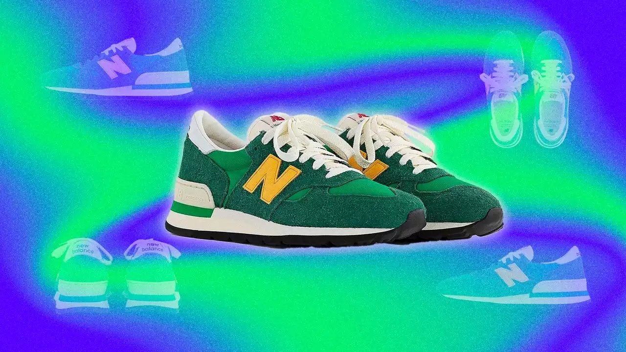 New Balance fête le printemps avec une version verte et jaune de sa basket MADE in USA 990v1