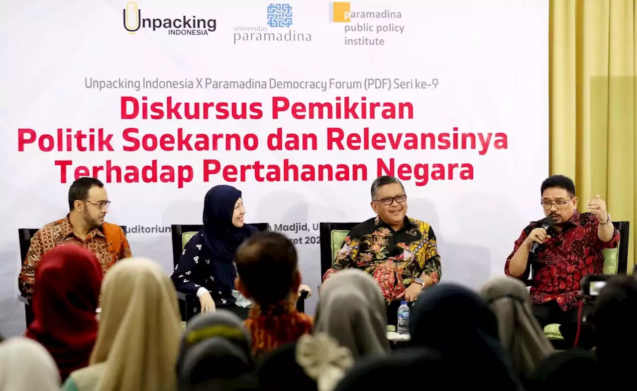 Hadir di Universitas Paramadina, Hasto Memperkenalkan Pemikiran Geopolitik Soekarno