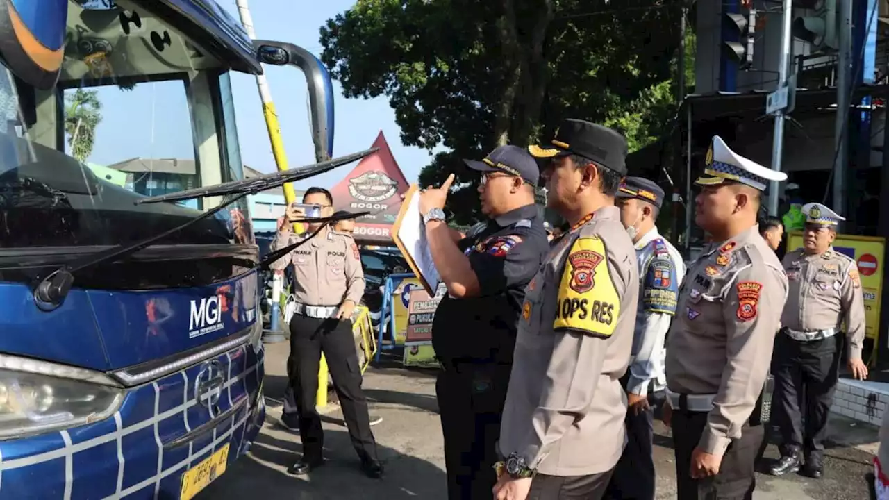 Polisi: 30 Persen Bus di Terminal Baranangsiang Kota Bogor Kurang Laik Jalan