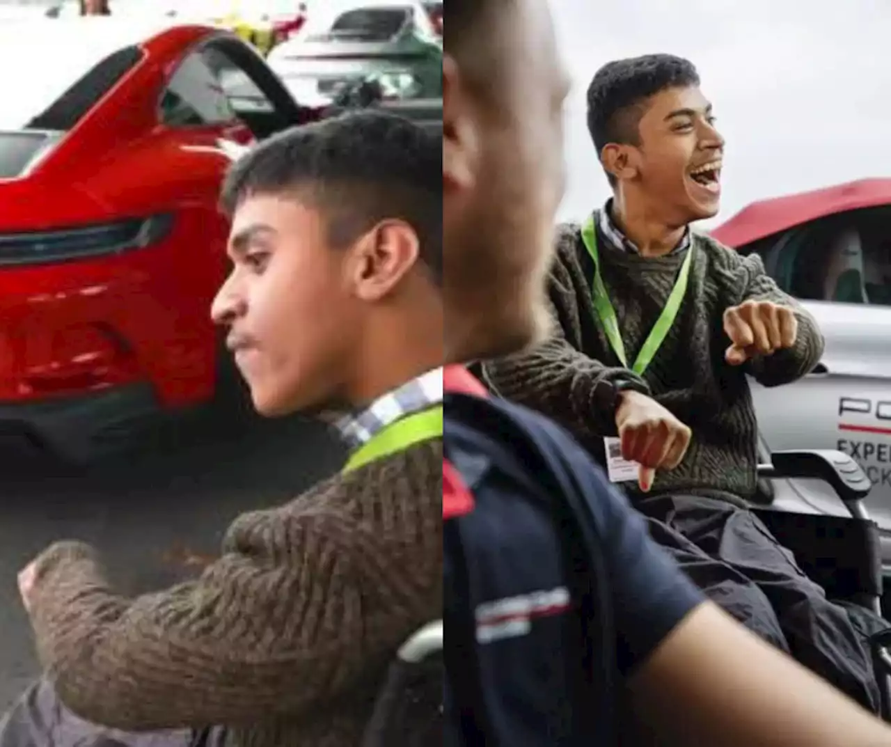 WATCH: Porsche Helps 22y/o M’sian Man with Cerebral Palsy Achieve His Lifelong Dream