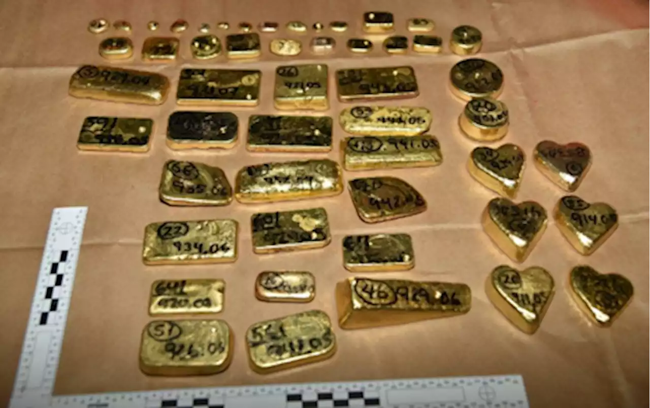 U.K. authorities seize nearly $5 million in gold bullion from South American drug cartel