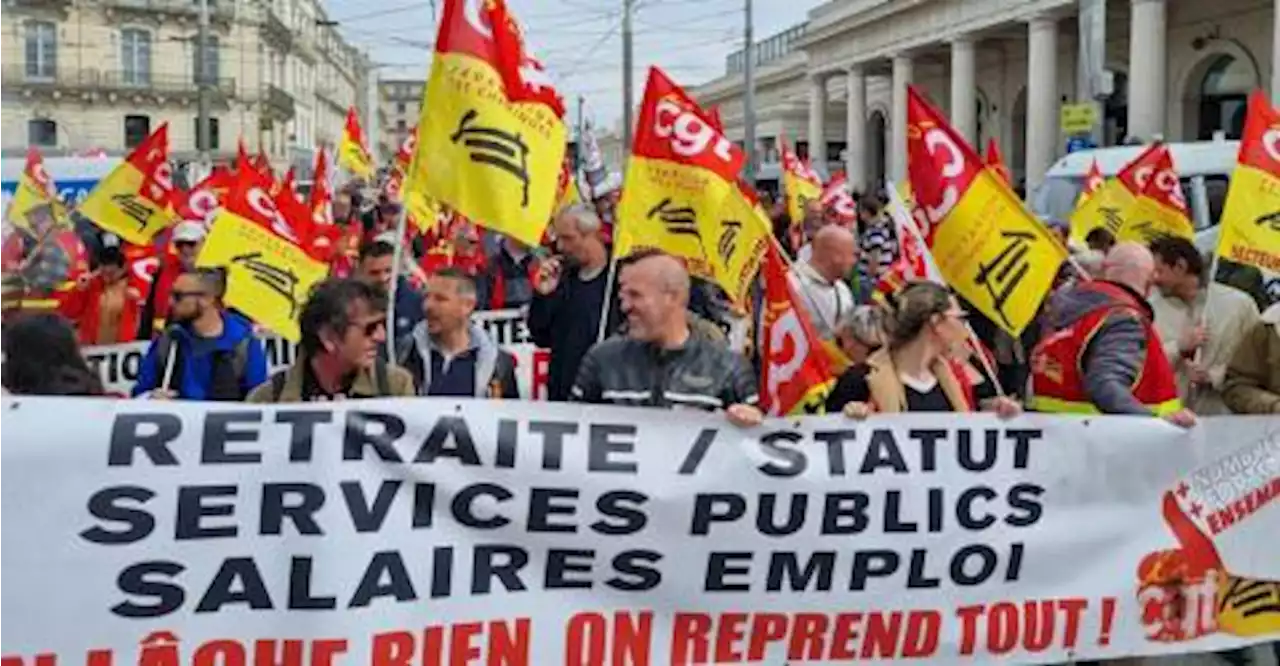 [Retraites] Les manifs du jeudi 23 mars dans le Gard et l’Hérault