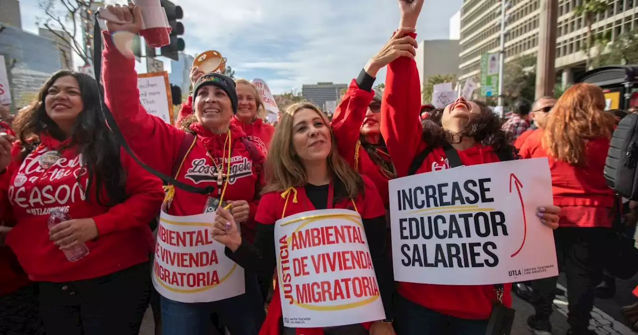 Free food is available for students during the strike that will close LAUSD schools