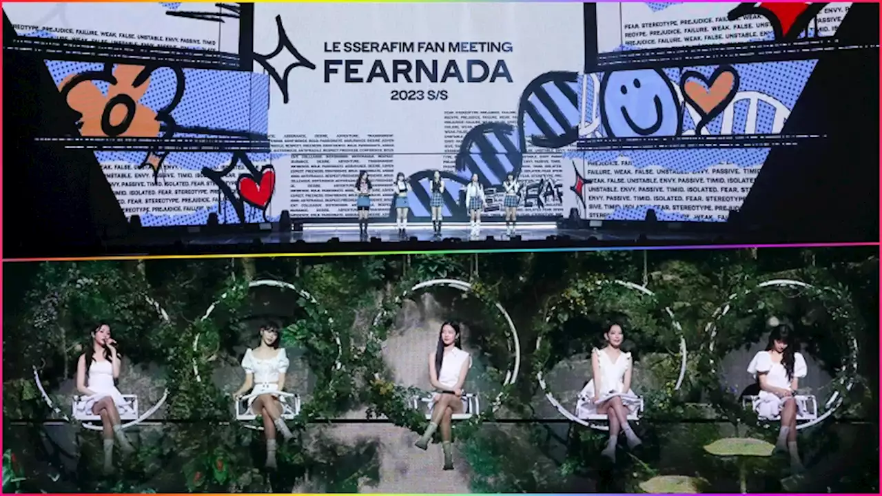 K-pop group Le Sserafim holds first fan meeting ‘Fearnada’; performs new track ‘No-Return’