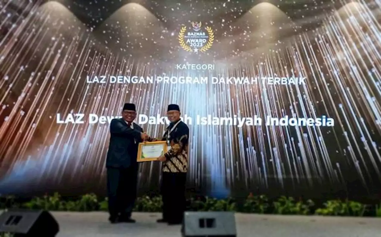 Program Dewan Dakwah Raih Penghargaan Dakwah Terbaik dalam Baznas Award 2023