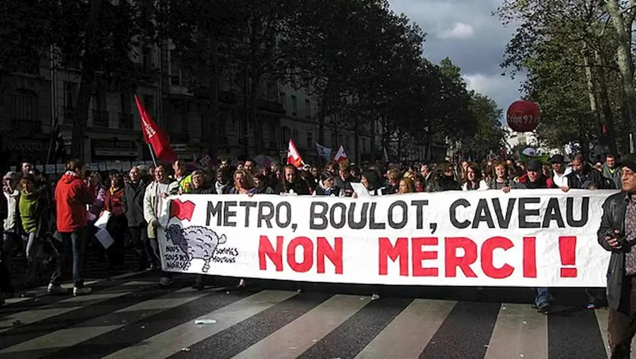 EN IMAGES. Réforme des retraites : 'Métro, boulot, caveau', les meilleurs slogans des manifestants