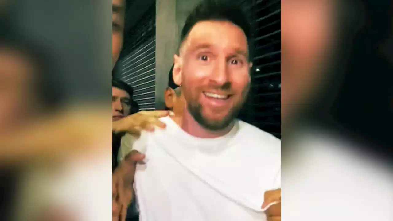 Los memes por la presencia de Messi en una conocida parrilla de Palermo