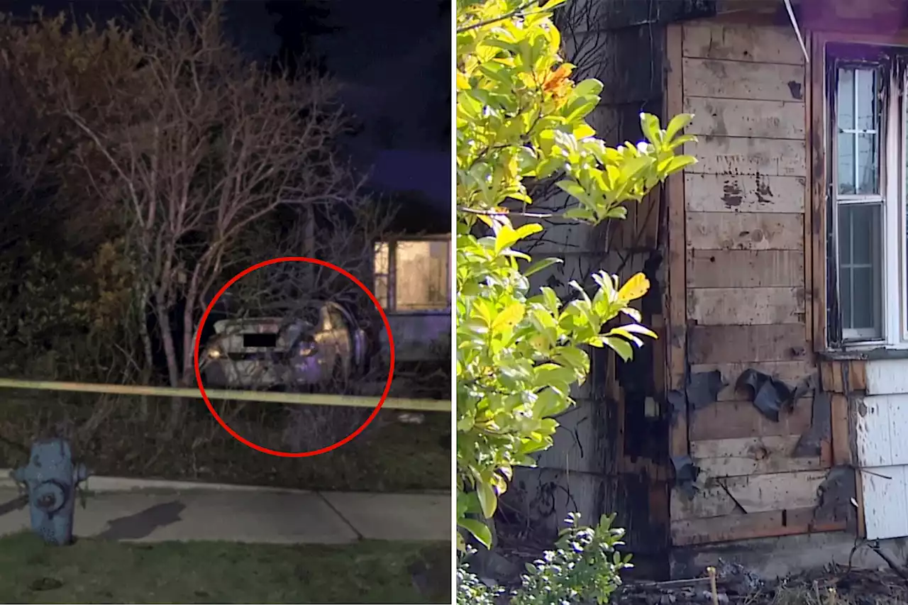 63-year-old kidnapping victim escapes trunk after car crashes into home