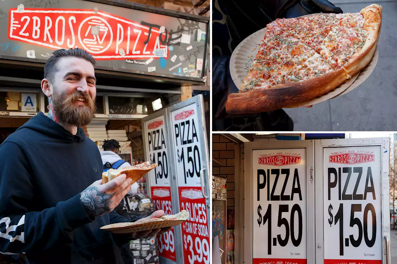 End of an era: $1 pizza slices at NYC’s 2 Bros. Pizza are toast