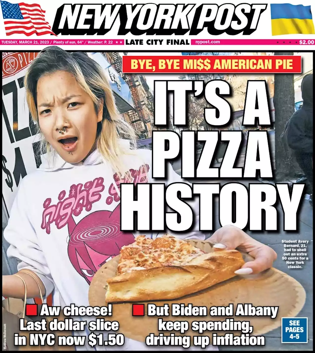 End of the $1 pizza slice is the price you pay for Democrats’ spending