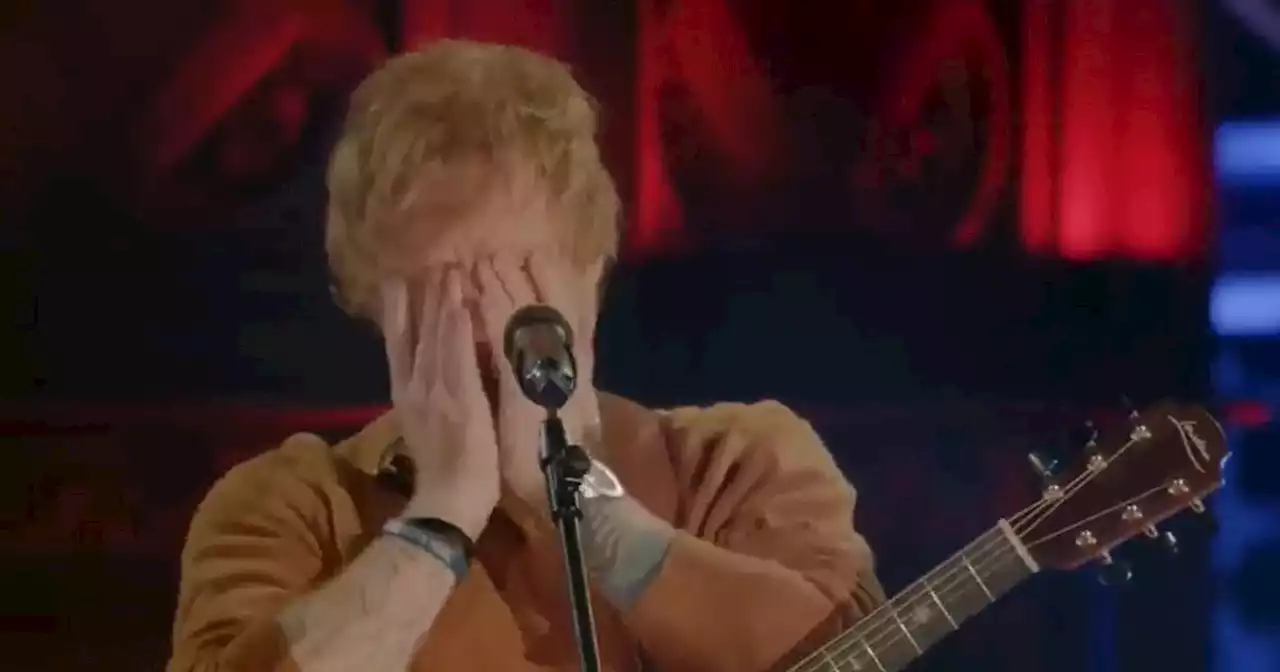 Ed Sheeran in tears amid wife's health issues and Jamal Edwards' death in clip