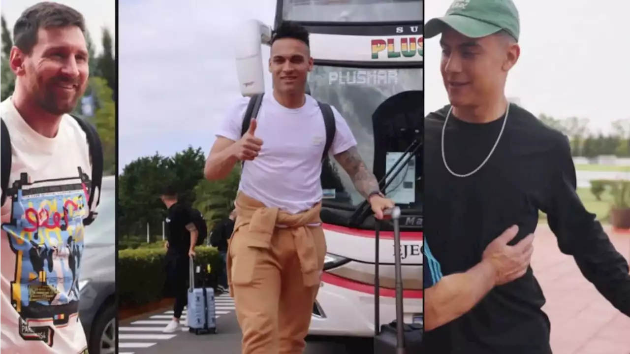 Lionel Messi, Lautaro Martínez y Paulo Dybala llegaron con los mejores looks sporty chic