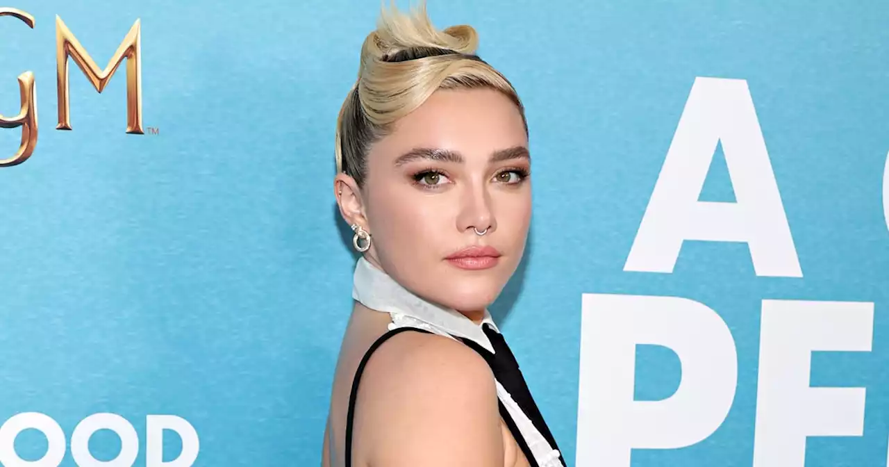 Florence Pugh's Side-Boob-Baring Polo Dress Is Completely Sheer